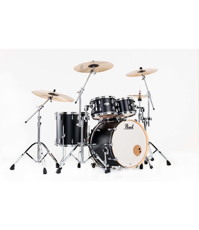 Pearl PMX924XSP/C339 Professional Maple 4-delige shell set Matte Caviar Black