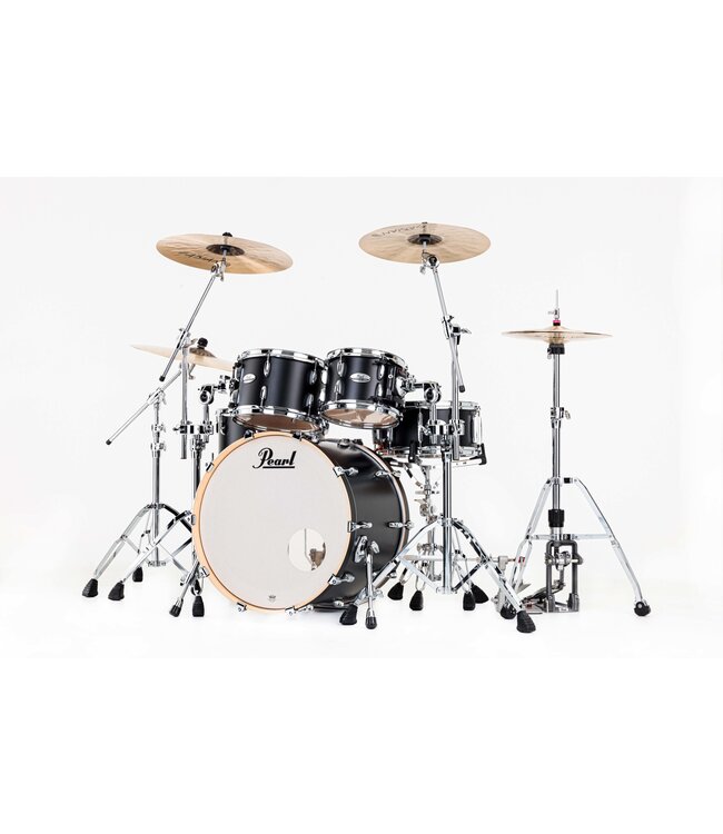 Pearl PMX924XSP/C339 Professional Maple 4-delige shell set Matte Caviar Black