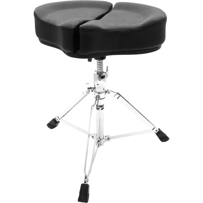 Ahead SPG-BS3 Spinal Glide saddle Drum Throne drumkruk black 3 poot