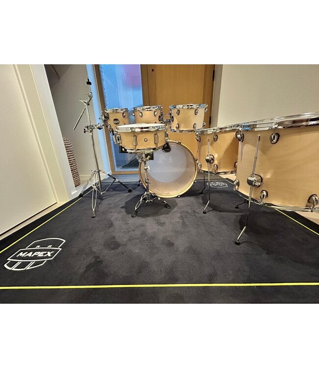 Mapex Mars Maple Stage+ Natural Skin MXMM628SFUNW 7 delige Mars drumkit + hardware + 8 inch tom Special Edition