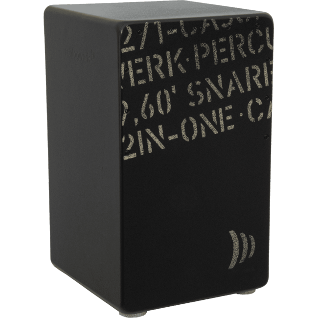Schlagwerk Cajon CP404PB 2inOne Pitched Black Edition large