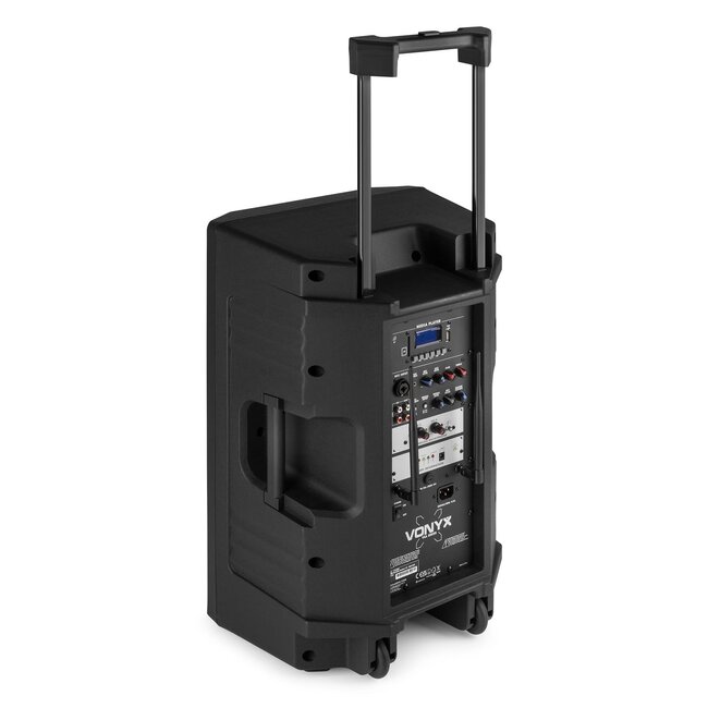 VONYX VSA500 PORTABLE SYSTEM Partybox 12" incl. 2 draadloze microfoons 174.052