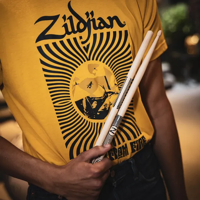 Zildjian Drum Sticks, Hickory, Wood Tip, LE 400 ANNIVERSARY Z5A, natural Z5A-400