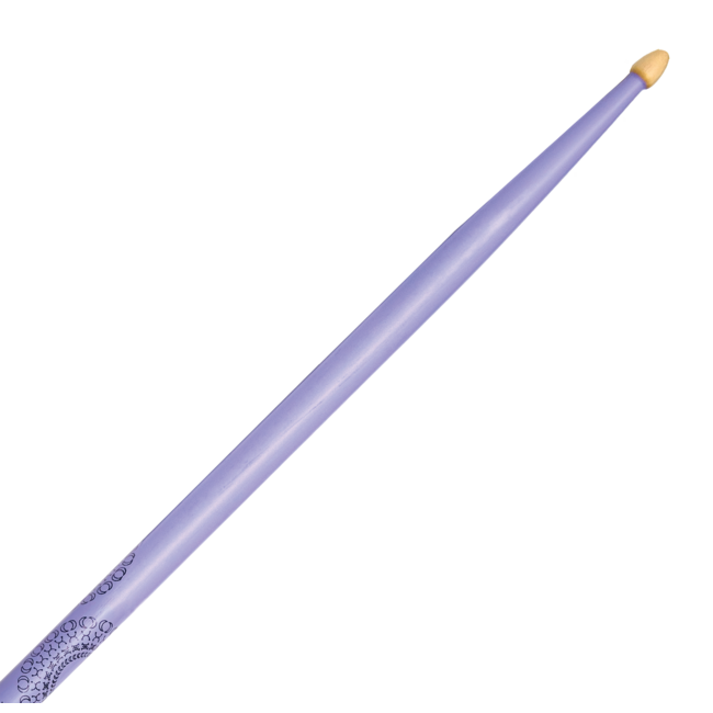 Zildjian Drum Sticks, Hickory, Acorn Tip, LE 400 ANNIVERSARY Z5AACP, purple Z5AACP-400