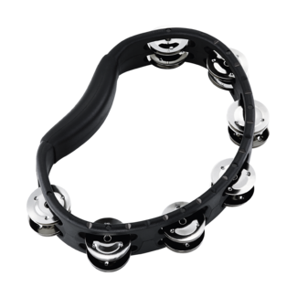 Meinl HTMT1BK MEINL TAMBRN HAND HELD STEEL JINGLE BLACK