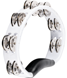 Meinl HTMT1WH MEINL HEADLINER HAND HELD ABS TAMBOURINE WHITE