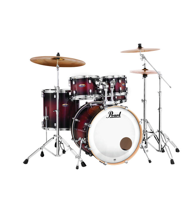 Pearl DMP925S/C261 Decade Maple drumstel Gloss Deep Red Burst incl. HWP830 hardware set