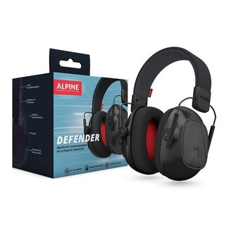 Alpine Alpine Hearing Protection Defender earmuff, black ALP-DEF