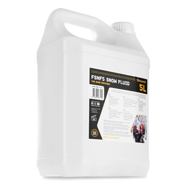 BeamZ FSNF5 SNOW FLUID, sneeuw vloeistof  5L 160.579