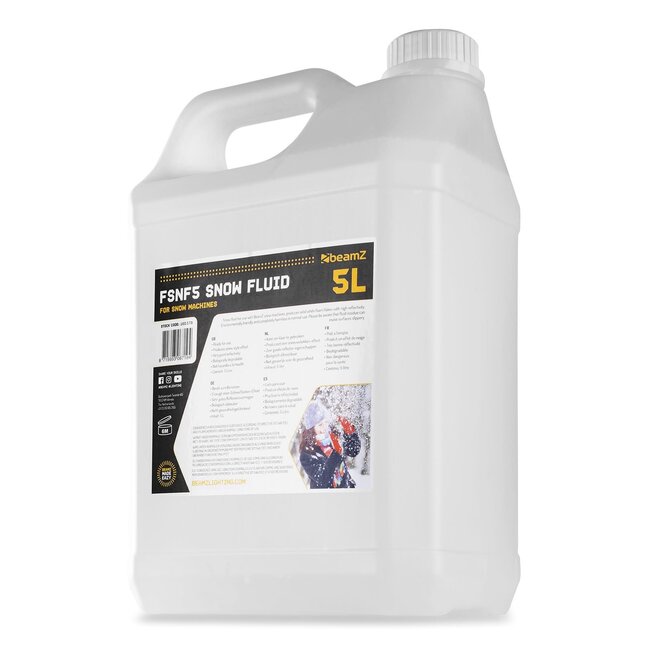 BeamZ FSNF5 SNOW FLUID, sneeuw vloeistof  5L 160.579