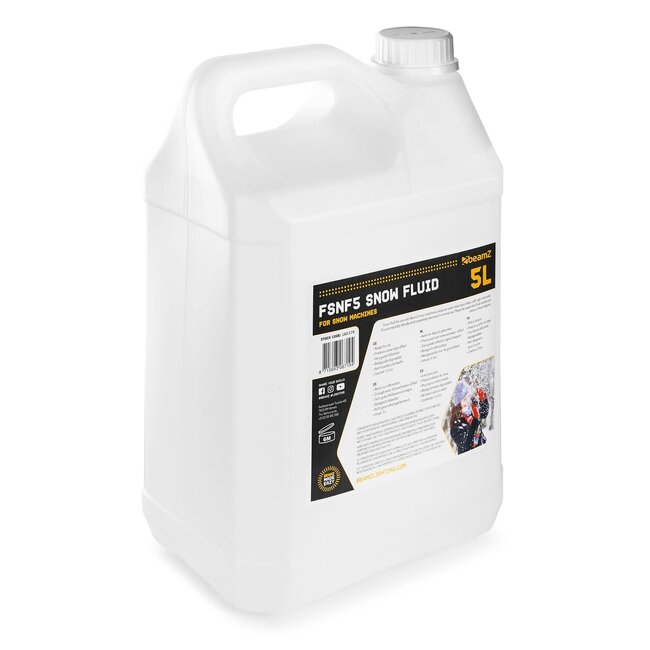 BeamZ FSNF5 SNOW FLUID, sneeuw vloeistof  5L 160.579