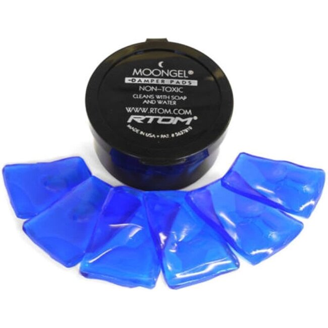 RTOM Moongel 6 pack Blue demping pads MGB