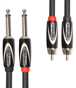 Roland Roland RCC-10-2R28 - Jack - RCA kabel, stereo, 3m 10FT / 3M INTERCONNECT CABLE, DUAL RCA-1/4"