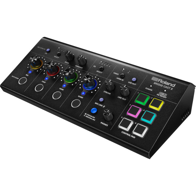 Roland BRIDGECAST-X	DUAL BUS STREAMING & GAMING MIXER AND VIDEO CAPTURE