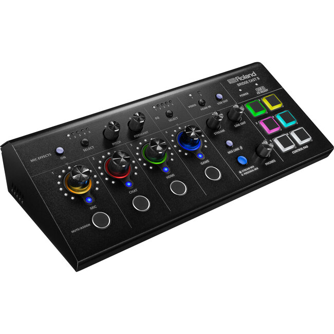 Roland Roland BRIDGECAST-X	DUAL BUS STREAMING & GAMING MIXER AND VIDEO CAPTURE