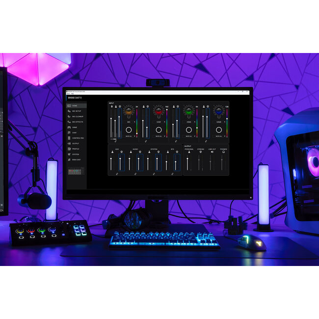 Roland Roland BRIDGECAST-X	DUAL BUS STREAMING & GAMING MIXER AND VIDEO CAPTURE