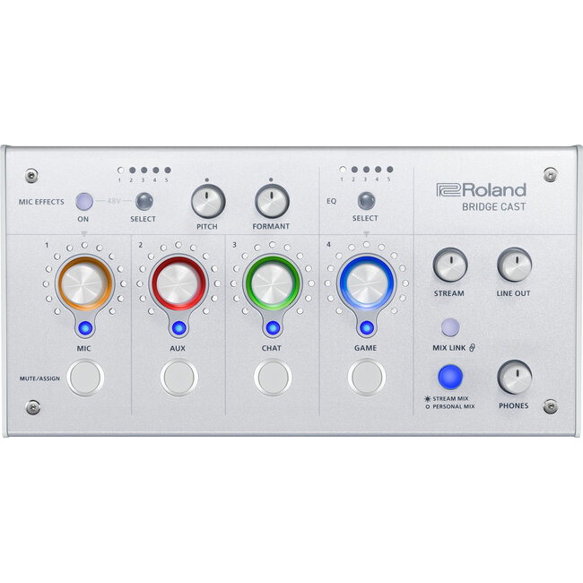 Roland BRC-WH GAMING MIXER FOR STREAMING WITH HIGH QUALITY MIC