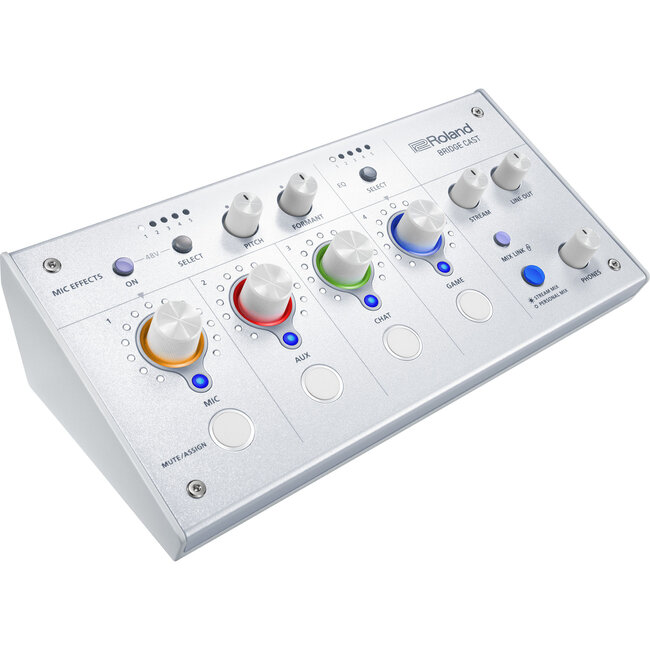 Roland BRC-WH GAMING MIXER FOR STREAMING WITH HIGH QUALITY MIC