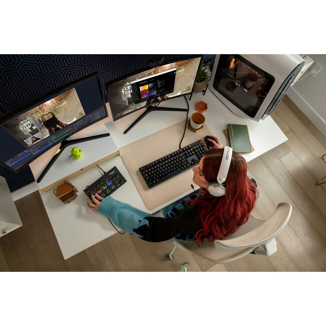 Roland BRC-WH GAMING MIXER FOR STREAMING WITH HIGH QUALITY MIC