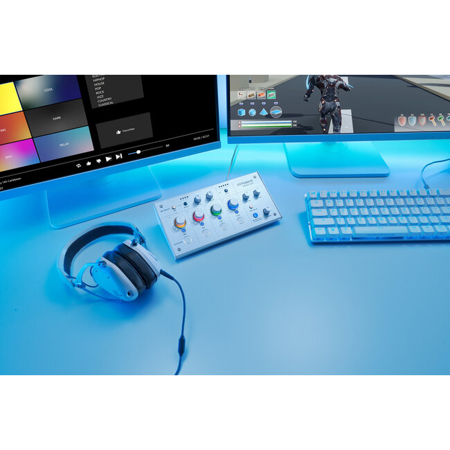 Roland BRC-WH GAMING MIXER FOR STREAMING WITH HIGH QUALITY MIC