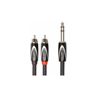Roland RCC-10-TR2RV2 kabel TRS stereo Jack - 2x RCA 3M