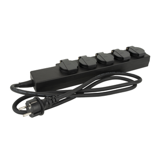 DAP Multisocket Schuko 5-way 3 x 1.5 mm² IP-20, 16A max.