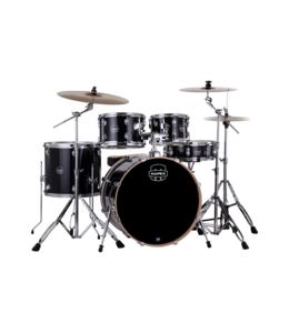 Mapex MXVE5295FTZVH Venus Stage Black Galaxy Sparkle drumstel inclusief Zildjian bekkens