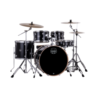 Mapex MXVE5295FTZVH Venus Stage Black Galaxy Sparkle drumstel inclusief Zildjian bekkens