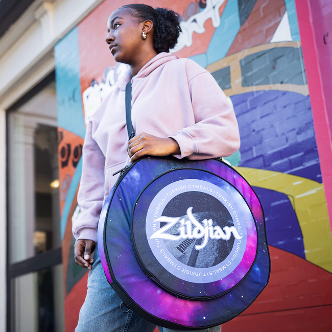 Zildjian ZIZXCB00320 ZILDJIAN Bag, Student Cymbal Bag, 20", Purple Galaxy