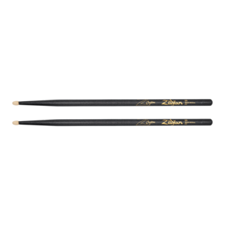Zildjian ZIZ5ACB-ZC ZILDJIAN Drum Sticks, Z Custom LE, Hickory, Wood Tip, 5A, Black Chroma