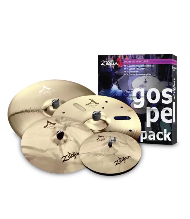 Zildjian Cymbal set, A Custom Gospel Pack AC801G