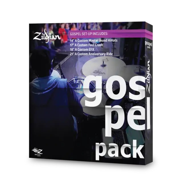 Zildjian Cymbal set, A Custom Gospel Pack AC801G