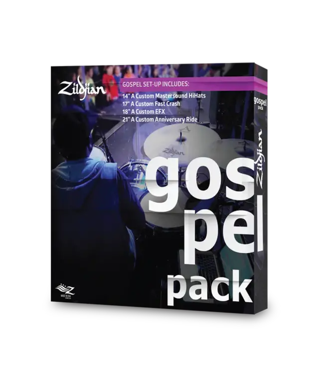 Zildjian Cymbal set, A Custom Gospel Pack AC801G
