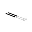 Hayman brh-6-mt Brushes staal zwart rubber uitschuifbaar