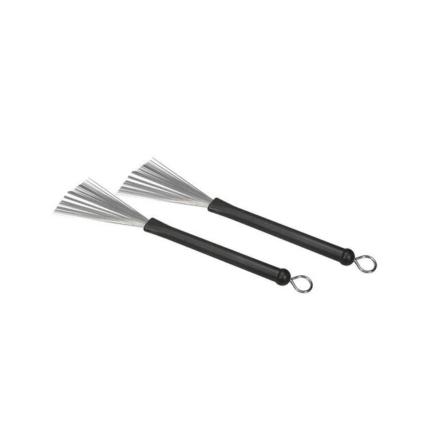 Hayman brh-6-mt Brushes staal zwart rubber uitschuifbaar