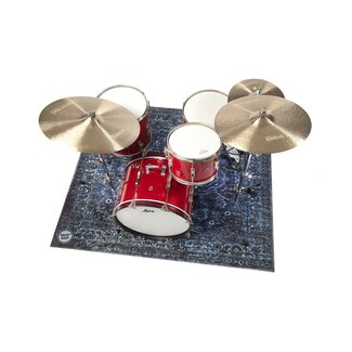 DRUMnBase DRUMnBASE VPCLB-BLU Vintage Persian Club Blue drummat 163 x 142 cm