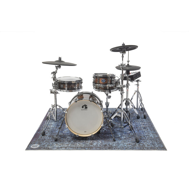 DRUMnBase DRUMnBASE VPCLB-BLU Vintage Persian Club Blue drummat 163 x 142 cm