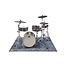 DRUMnBase DRUMnBASE VPCLB-BLU Vintage Persian Club Blue drummat 163 x 142 cm