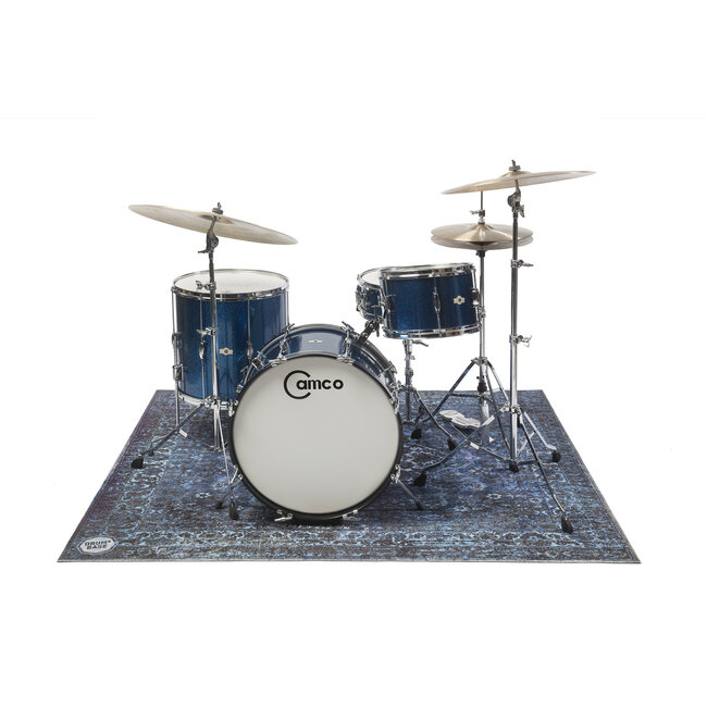 DRUMnBase DRUMnBASE VPCLB-BLU Vintage Persian Club Blue drummat 163 x 142 cm