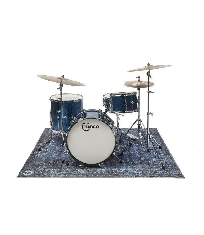 DRUMnBase DRUMnBASE VPCLB-BLU Vintage Persian Club Blue drummat 163 x 142 cm