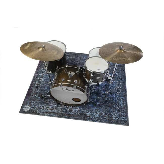 DRUMnBase DRUMnBASE VPCLB-BLU Vintage Persian Club Blue drummat 163 x 142 cm