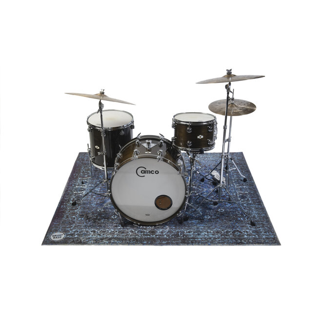 DRUMnBase DRUMnBASE VPCLB-BLU Vintage Persian Club Blue drummat 163 x 142 cm