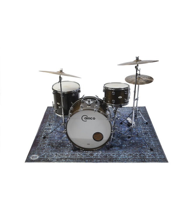 DRUMnBase DRUMnBASE VPCLB-BLU Vintage Persian Club Blue drummat 163 x 142 cm