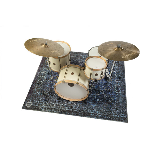 DRUMnBase DRUMnBASE VPCLB-BLU Vintage Persian Club Blue drummat 163 x 142 cm