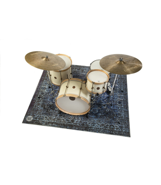 DRUMnBase DRUMnBASE VPCLB-BLU Vintage Persian Club Blue drummat 163 x 142 cm