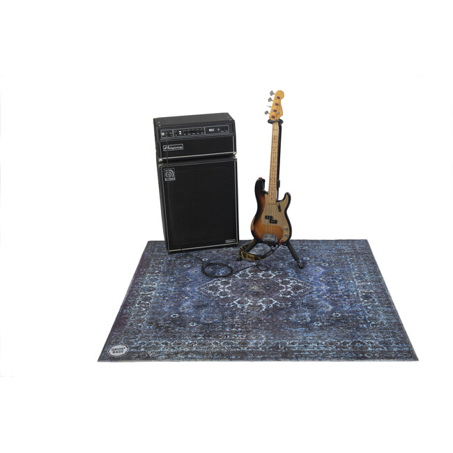 DRUMnBase DRUMnBASE VPCLB-BLU Vintage Persian Club Blue drummat 163 x 142 cm