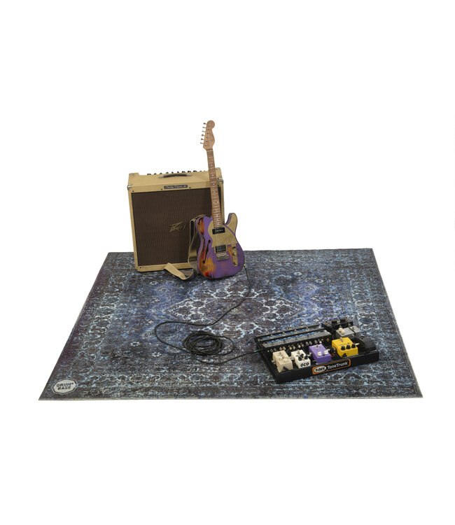 DRUMnBase DRUMnBASE VPCLB-BLU Vintage Persian Club Blue drummat 163 x 142 cm