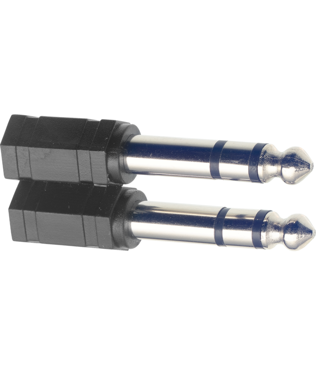 Stagg Adapter mstJ F-stJ koptelefoon adapter mini stereo Jack Female - Jack Male 2 stuks AC-PMSJFSH