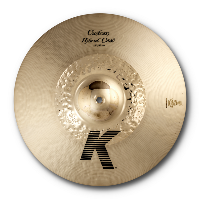Zildjian Crash, K Custom, 16" Hybrid Crash, traditional, brilliant K1216