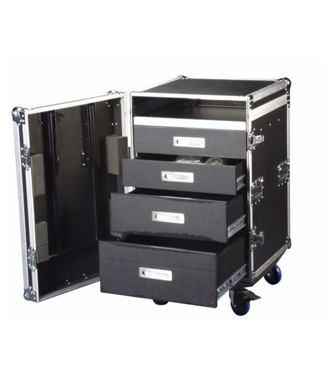DAP D7383B Drawercase 12HE + Work Surface Ladecase 12 U + werkblad